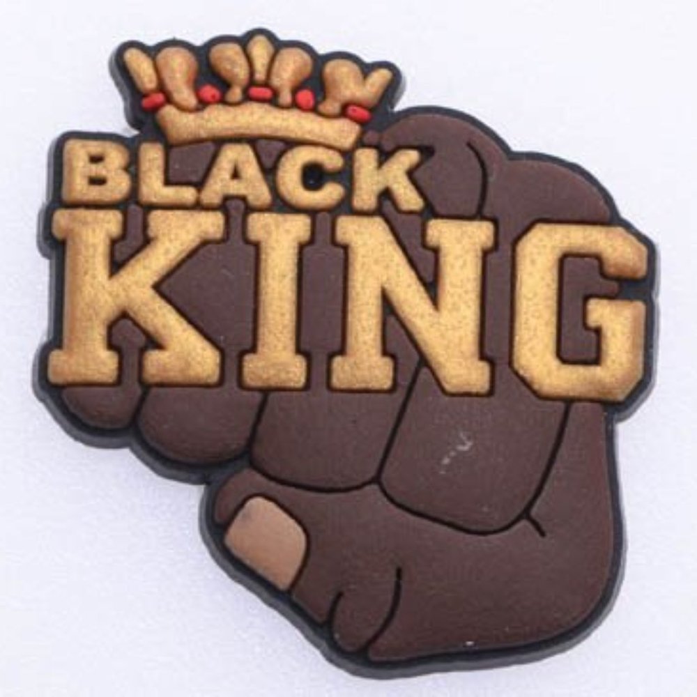 Black King Croc Charm